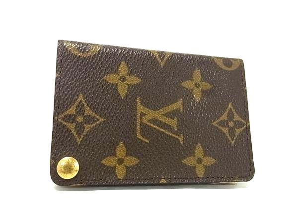1円 ■極美品■ LOUIS VUITTON ルイヴィトン M60937 モノグラム ポルトカルトクレディプレッシオン カードケース ブラウン系 FS6103拍卖