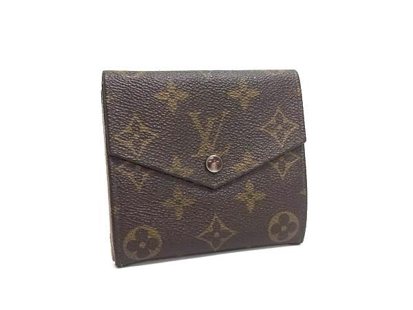 1円 LOUIS VUITTON ルイヴィトン M61660 モノグラム ポルトモネビエ カルトクレディ 三つ折り 財布 ウォレット ブラウン系 DB3177拍卖