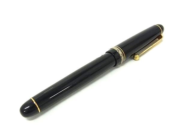 1円 PILOT パイロット カスタム74 ペン先 K14 585 14金 万年筆 筆記用具 文房具 ステーショナリー ブラック系 FU4239拍卖