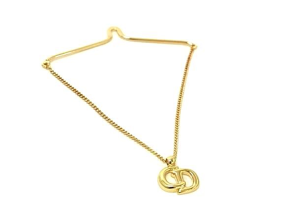 1円 ■美品■ ChristianDior クリスチャンディオール ヴィンテージ ネクタイチェーン アクセサリー メンズ ゴールド系 BR0880拍卖