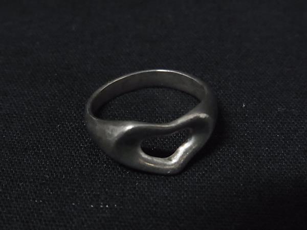 1円 TIFFANY&Co ティファニー SV925 ハート リング 指輪 アクセサリー 約6号 レディース シルバー系 FR2338拍卖