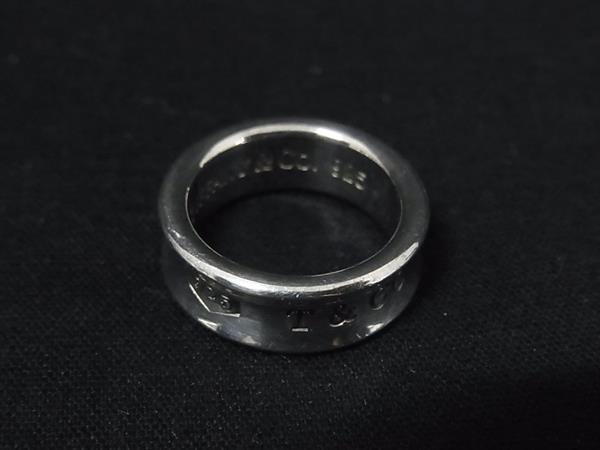 1円 ■美品■ TIFFANY&Co ティファニー 1837 ナロー SV925 リング 指輪 アクセサリー 約9号 レディース シルバー系 FP6566拍卖