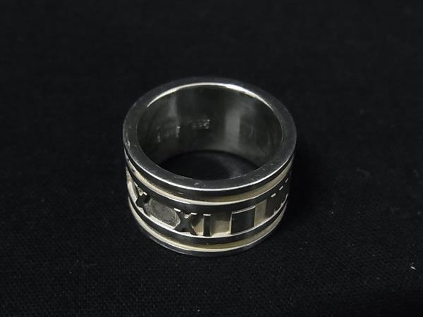 1円 TIFFANY&Co ティファニー アトラス ワイド SV925 リング 指輪 アクセサリー 約12号 レディース メンズ シルバー系 FP6868拍卖