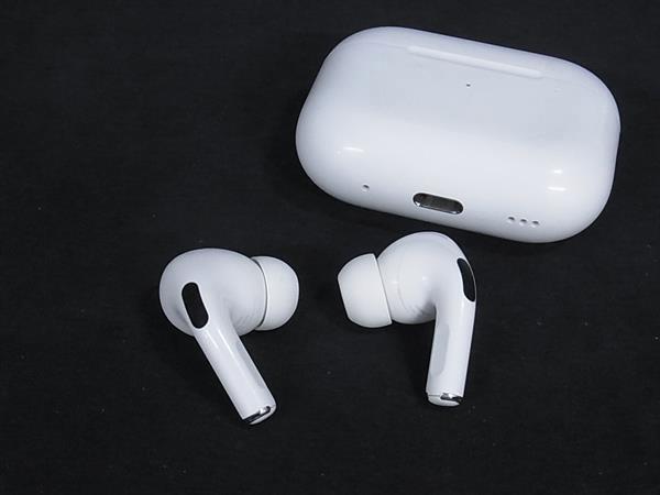 1円 AppLE アップル AirPods Pro エアーポッズプロ 第2世代 ワイヤレスイヤホン 無線 イヤホン ホワイト系 FR5720拍卖
