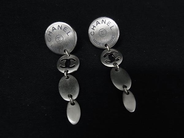 1円 CHANEL シャネル ココマーク 99A ピアス アクセサリー レディース シルバー系 FP8541拍卖