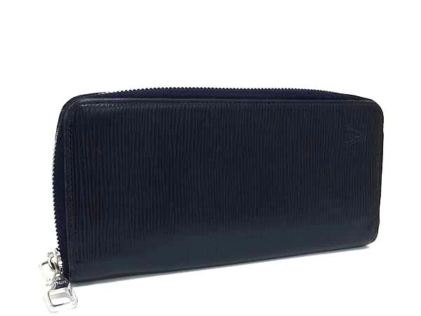 1円 ■美品■ LOUIS VUITTON ルイヴィトン M60435 エピ ジッピー ウォレット ラウンドファスナー 長財布 ウォレット ネイビー系 FV3638拍卖