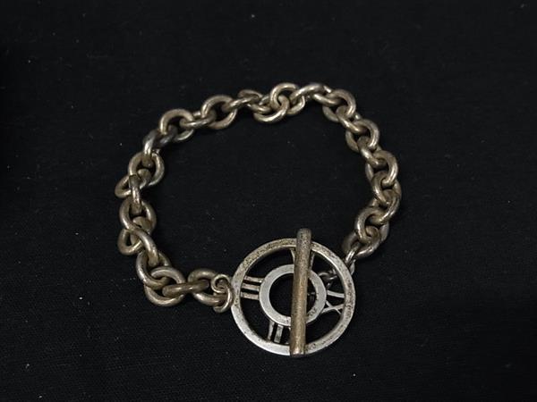 1円 TIFFANY&Co ティファニー アトラス サークル SV925 ブレスレット アクセサリー レディース メンズ シルバー系 FS4355拍卖