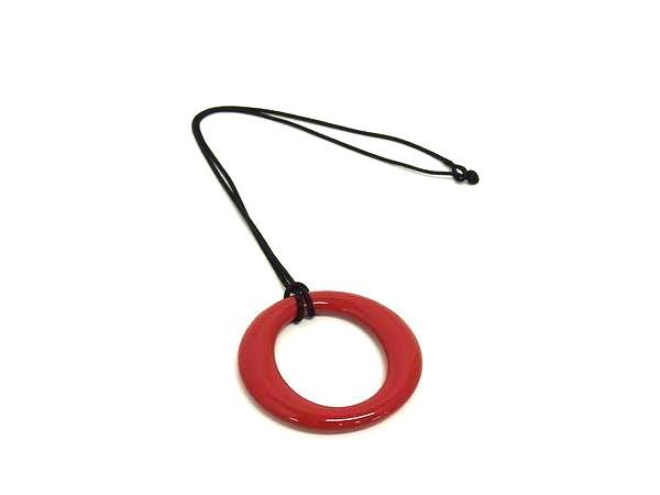 1円 ■美品■ TIFFANY&Co ティファニー エルサペレッティ セビアナ ネックレス ペンダント アクセサリー レディース レッド系 FV0623拍卖