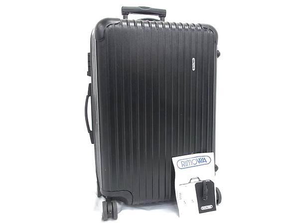 1円 RIMOWA リモワ サルサ ポリカーボネート ダイヤルロック式 4輪 キャリーケース キャリーバッグ スーツケース ブラック系 FU4218拍卖