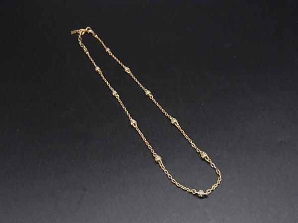 NINA RICCI ニナリッチ ラインストーン ネックレス アクセサリー レディース ゴールド系 DK4680拍卖