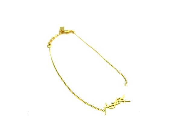 SAINT LAURENT サンローラン ブレスレット アクセサリー レディース メンズ ゴールド系 DK5941拍卖