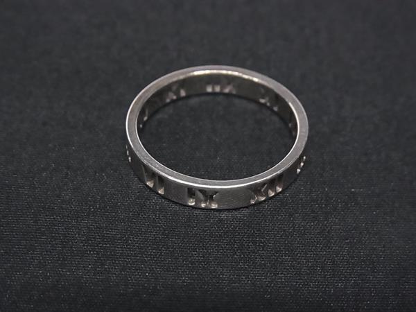 1円 ■美品■ TIFFANY&Co ティファニー アトラス SV925 リング 指輪 アクセサリー 約16号 レディース シルバー系 FU3549拍卖