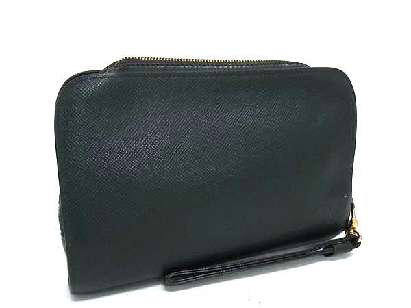 1円 LOUIS VUITTON ルイヴィトン M30184 タイガ バイカル クラッチバッグ セカンドバッグ メンズ エピセア グリーン系 BR0644拍卖