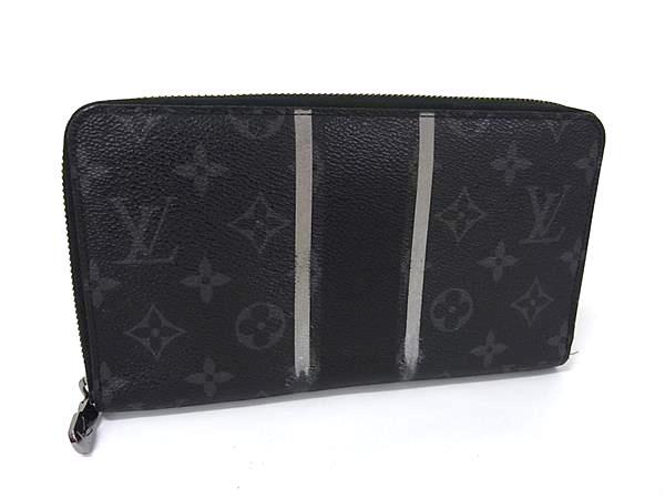 1円 LOUIS VUITTON ルイヴィトン M64645 モノグラムエクリプス ジッピーオーガナイザー ラウンドファスナー 長財布 ウォレット FR6554拍卖