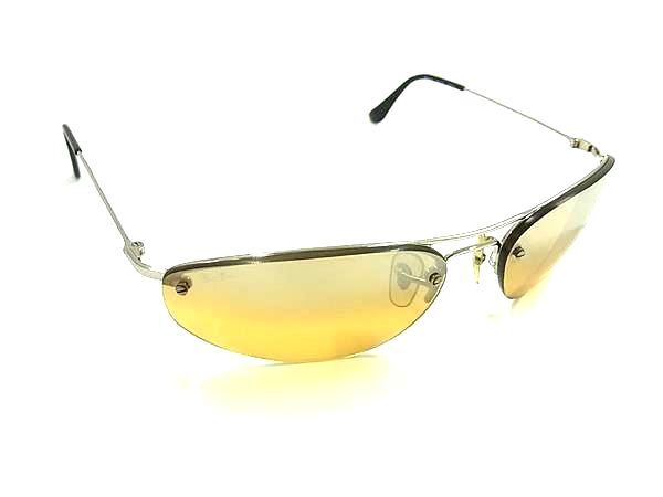1円 ■美品■ Ray-Ban レイバン RB3155 003/7F 60□16 サングラス メガネ 眼鏡 メンズ シルバー系×ブラック系 GA5783拍卖