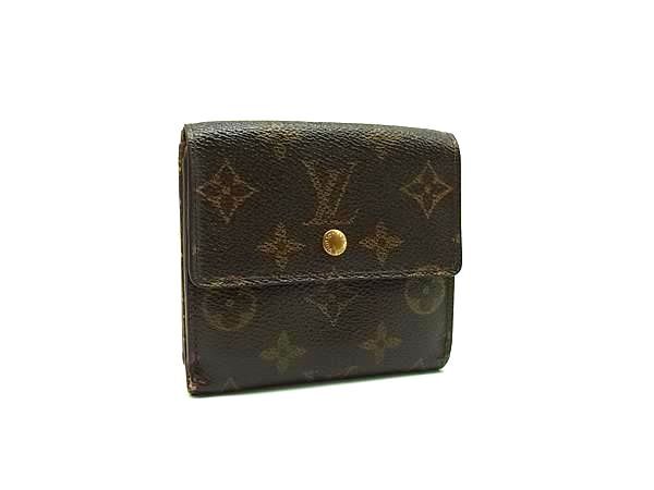 LOUIS VUITTON ルイヴィトン M61652 モノグラム ポルトモネ ビエ カルトクレディ 三つ折り 財布 ウォレット ブラウン系 DG5421拍卖