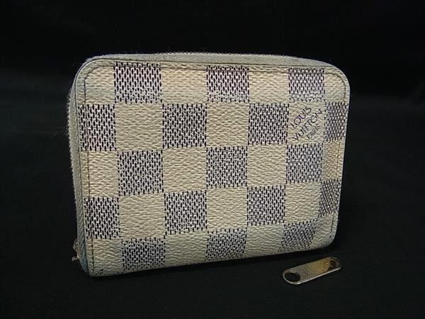 LOUIS VUITTON ルイヴィトン N63069 ダミエアズール ジッピー コインパース コインケース 小銭入れ カード入れ アイボリー系 DK7776拍卖