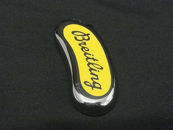 ■美品■ BREITLING ブライトリング 高級ライター ローラーガスライター 喫煙グッズ 喫煙具 シルバー系×イエロー系 DK6627拍卖