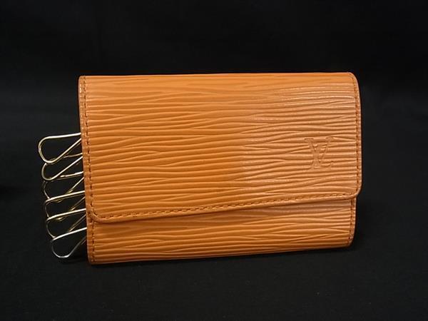 ■美品■ LOUIS VUITTON ルイヴィトン M6381H エピ ミュルティクレ6 6連キーケース 鍵入れ マンダリン オレンジ系 DK5727拍卖