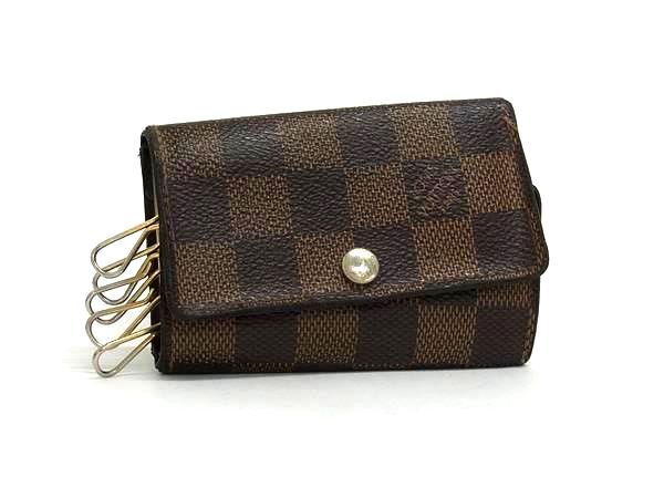 LOUIS VUITTON ルイヴィトン N62630 ダミエ ミュルティクレ6 6連 キーケース 鍵入れ レディース メンズ ブラウン系 DK4913拍卖