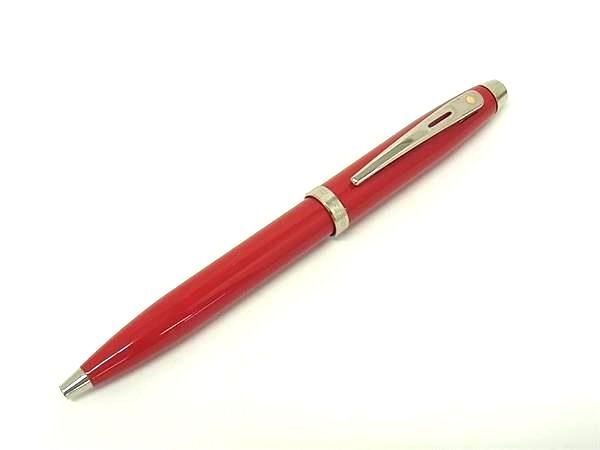 ■美品■ SHEAFFER シェーファー フェラーリ コラボ 100 ロッソコルサ ツイスト式 ボールペン 筆記用具 文房具 レッド系 DK3728拍卖