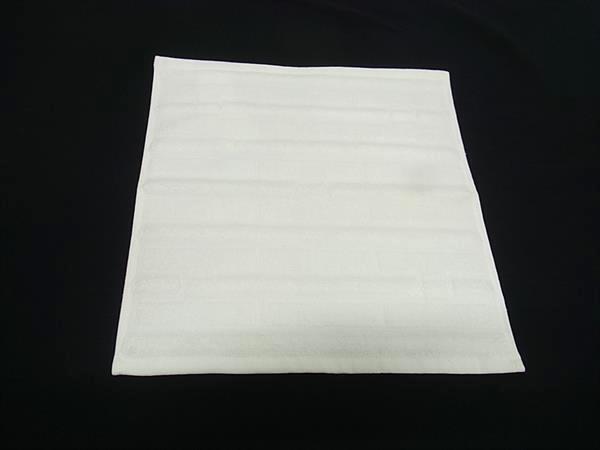 ■美品■ HERMES エルメス 101299M ラビリンス コットン100% ハンドタオル フェイスタオル メンズ レディース ホワイト系 DK3154拍卖