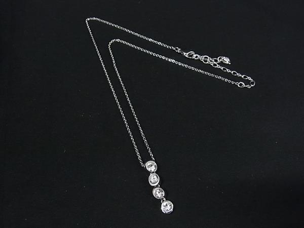 ■新品■未使用■ SWAROVSKI スワロフスキー ラインストーン ネックレス ペンダント アクセサリー レディース シルバー系 DK8011拍卖