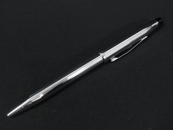 ■極美品■ CROSS クロス センチュリー2 クローム ツイスト式 ボールペン 文房具 筆記用具 ステーショナリー シルバー系 DK3552拍卖