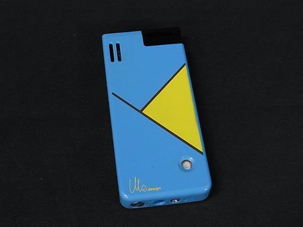 ■美品■ im corona イムコロナ 高級ガスライター 喫煙具 喫煙グッズ メンズ レディース ブルー系×イエロー系 DK4311拍卖