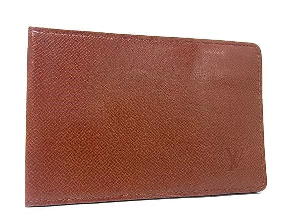 LOUIS VUITTON ルイヴィトン MI0934 レザー 小切手ケース チケットケース カードケース 札入れ メンズ レディース ブラウン系 DK4499拍卖