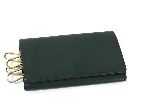 LOUIS VUITTON ルイヴィトン M30524 タイガ ミュルティクレ4 4連 キーケース 鍵入れ レディース メンズ グリーン系 DK5132拍卖