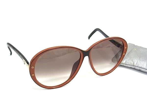 ChristianDior クリスチャンディオール ヴィンテージ 2276A 10 サングラス 眼鏡 めがね レディース メンズ7 ブラウン系 DD9326拍卖