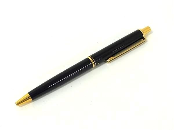 PILOT パイロット ノック式 ボールペン 筆記用具 文房具 ステーショナリー ブラック系×ゴールド系 DK6833拍卖