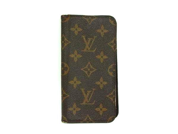 LOUIS VUITTON ルイヴィトン M63400 モノグラム フォリオ iPhone7plus/8plus 対応 手帳型 アイフォン スマホケースブラウン系 DH8132拍卖