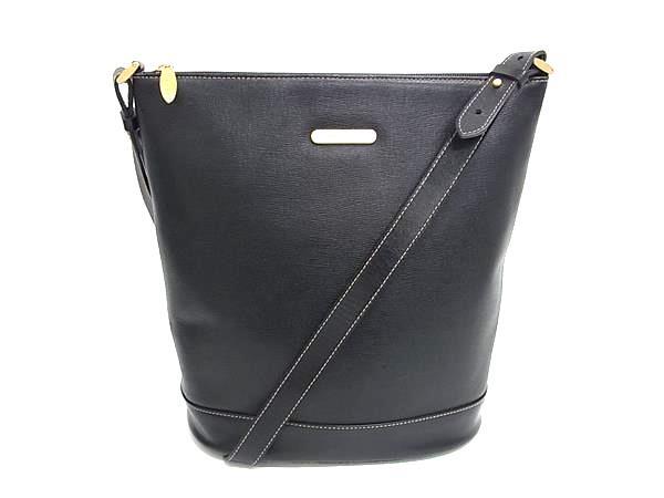 1円 Burberrys バーバリーズ レザー クロスボディ ショルダーバッグ ハンドバッグ 肩掛けかばん 斜め掛けかばん ブラック系 BP5810拍卖