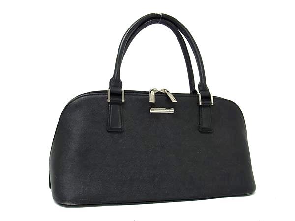 1円 BURBERRY バーバリー レザー ハンドバッグ トートバッグ レディース ブラック系 FV3873拍卖