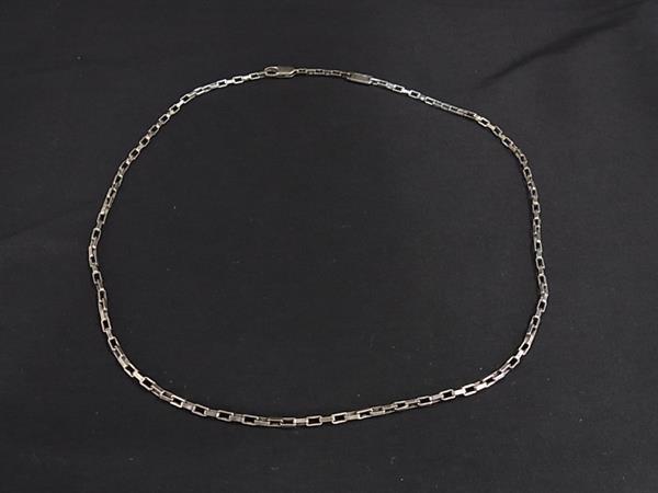 1円 GUCCI グッチ SV925 チェーン ネックレス アクセサリー メンズ レディース シルバー系 FU6185拍卖