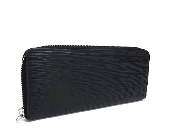 1円 LOUIS VUITTON ルイヴィトン M60915 エピ ポルトフォイユ クレマンス ラウンドファスナー 長財布 ウォレット ブラック系 FN8011拍卖