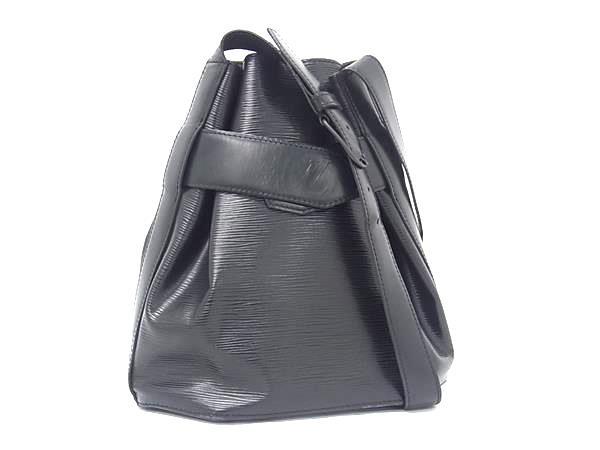 1円 LOUIS VUITTON ルイヴィトン M80157 エピ サックデポールPM 巾着型 ワンショルダーバッグ 肩掛けかばん ノワール(ブラック系) FT2181拍卖