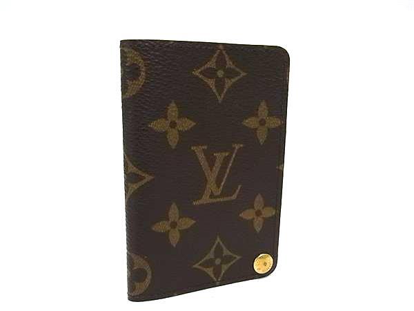 1円 ■美品■ LOUIS VUITTON ルイヴィトン M60937 モノグラム ポルトカルトクレディプレッシオン カードケース ブラウン系 FN7989拍卖