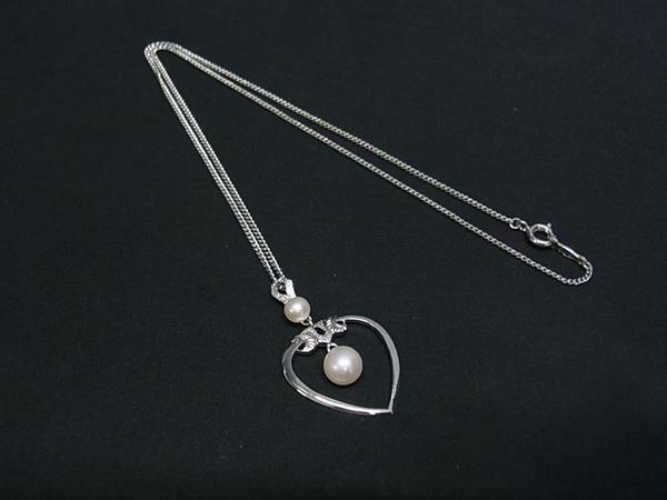 1円 ■美品■ MIKIMOTO ミキモト 本真珠 アコヤ真珠 パール 約5mm〜7mm SV925 ネックレス ペンダント アクセサリー シルバー系 FS7378拍卖