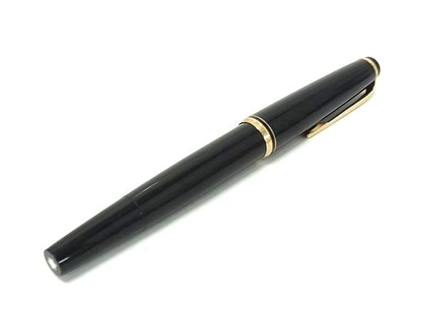 1円 MONT BLANC モンブラン No 22 万年筆 筆記用具 文房具 メンズ レディース ブラック系 FU5895拍卖