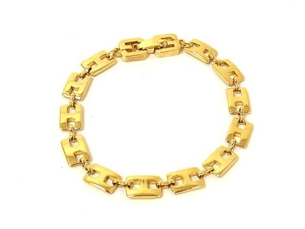 1円 ■美品■ GIVENCHY ジバンシィ ヴィンテージ ブレスレット アクセサリー レディース ゴールド系 FS7281拍卖