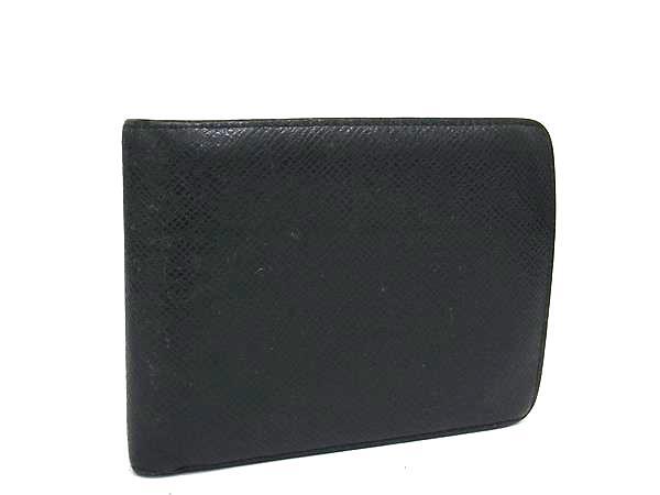 1円 LOUIS VUITTON ルイヴィトン M31112 タイガ ポルトフォイユ フロリン 二つ折り 財布 ウォレット ブラック系 FN7882拍卖