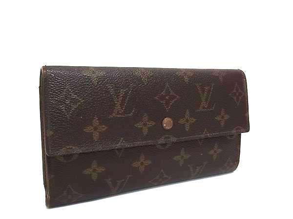1円 LOUIS VUITTON ルイヴィトン M61215 モノグラム ポルトトレゾール インターナショナル 三つ折り 長財布 ウォレット ブラウン系 FN7905拍卖