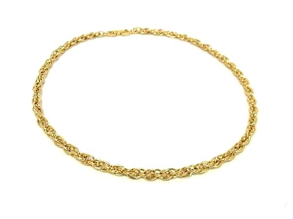 1円 ■極美品■ GIVENCHY ジバンシィ ヴィンテージ チェーン ネックレス アクセサリー レディース メンズ ゴールド系 FS7188拍卖