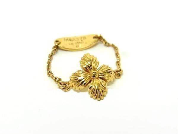 1円 LOUIS VUITTON ルイヴィトン M68378 ブルーミング ストラス リング 指輪 アクセサリー 表記サイズ M (約20号) ゴールド系 FS7139拍卖