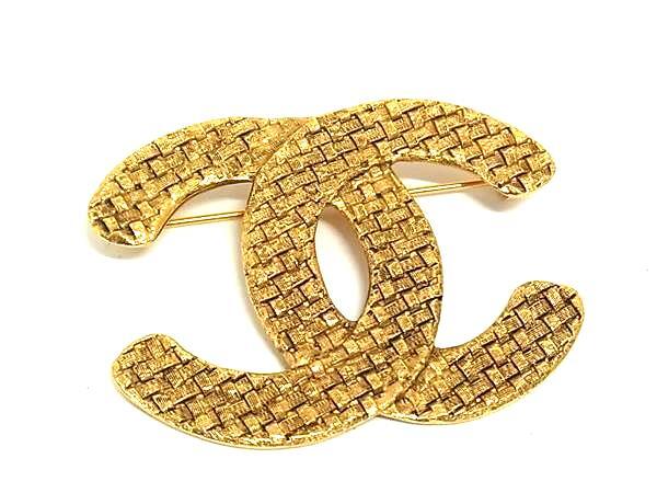 1円 ■美品■ CHANEL シャネル 1261 ヴィンテージ ココマーク 2 9 ピンブローチ ピンバッチ アクセサリー レディース ゴールド系 FP8542拍卖