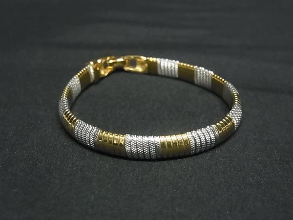 1円 ■美品■ GIVENCHY ジバンシィ ヴィンテージ ブレスレット アクセサリー レディース メンズ ゴールド系×シルバー系 FS6934拍卖