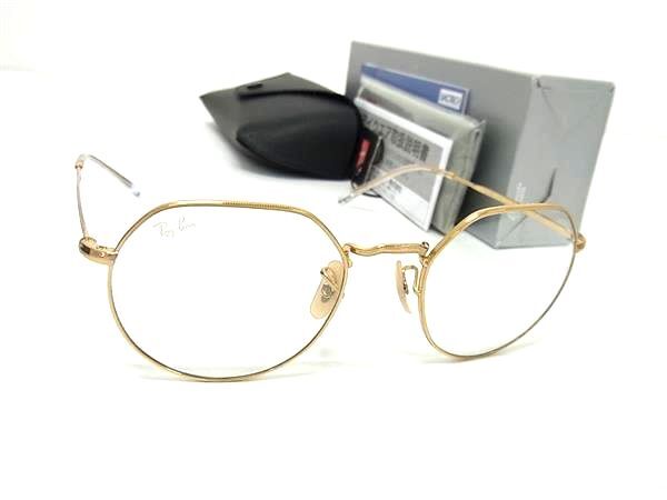 1円 ■極美品■ Ray-Ban レイバン RB3565 001/GG JACK TRANSITIONS メガネ 眼鏡 レディース メンズ ゴールド系 FU5197拍卖